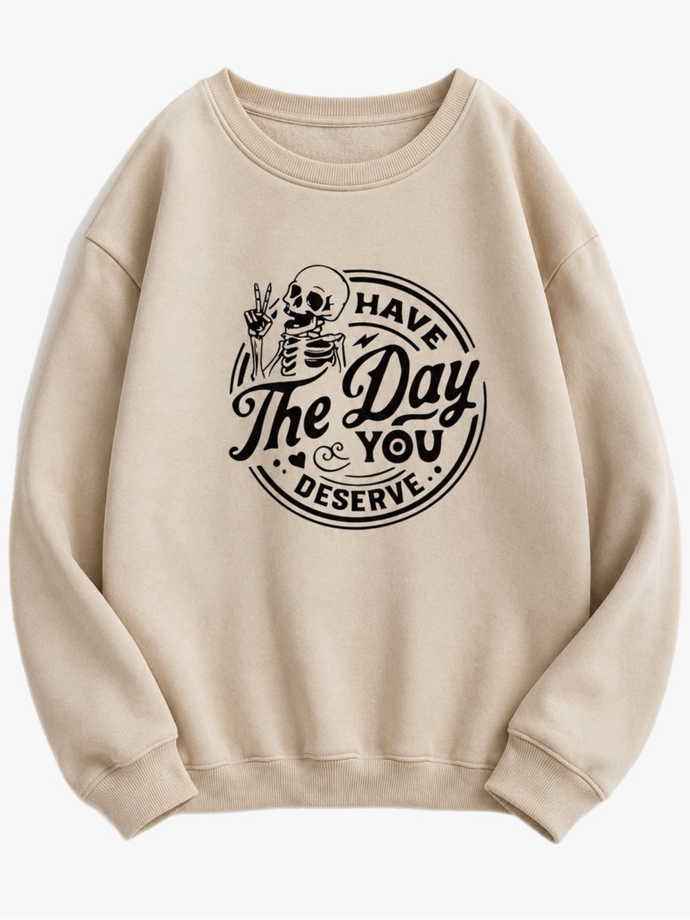 Shein Curve Women’s Plus Size 3X Have The Day You Deserve Pullover Crewneck - Picture 1 of 6